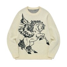 Pegasus Knit Pullover/Cream