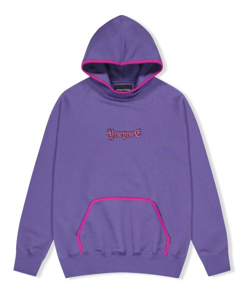 ◇YESEYESEE◇ YES Binding Hoodie Blueberry 예스아이씨(YESEYESEE) Y.E.S Binding Hoodie Blueberry