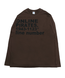 TCM online long sleeve (brown)