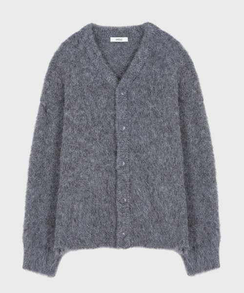 Shaggy hotsell grey cardigan