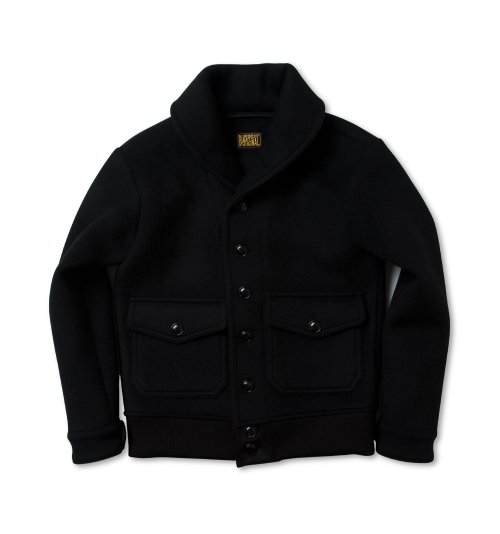 BLACK PP CCC Jacket (herringbone wool)