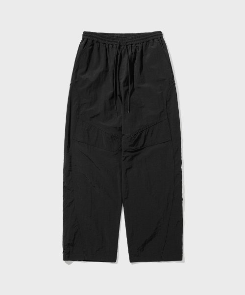 MUSINSA | INTEMPOMOOD Track piping nylon pants_black