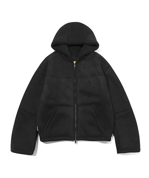 Yeezy short clearance shearling jacket