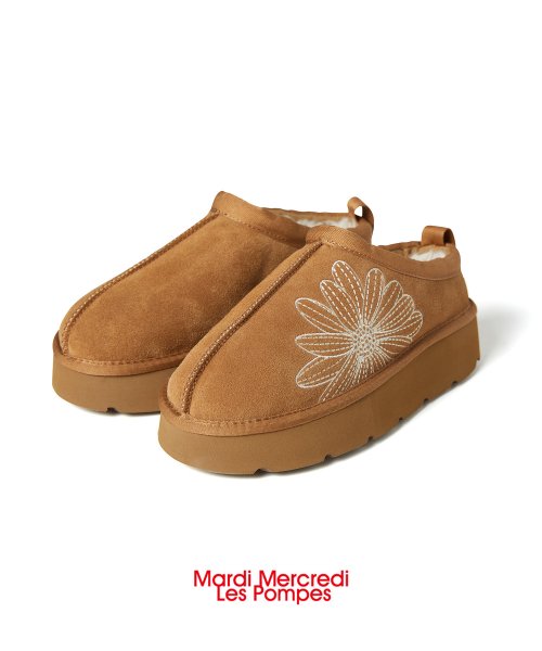 ●Mardi Mercredi●CLASSIQUE WINTER PLATFORM MULE_CHESTNUT MARDI MERCREDI