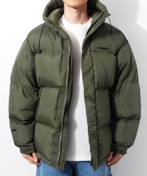 Fear of God Essentials Puffer Jacket Olive/Khaki