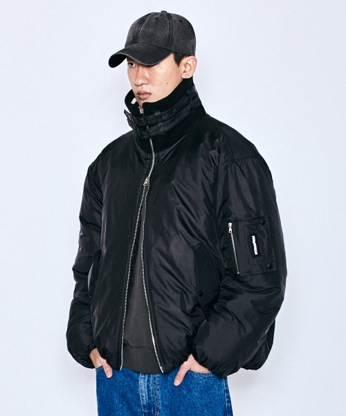 MUDSTONE PUFFER JACKET J12 BLACK