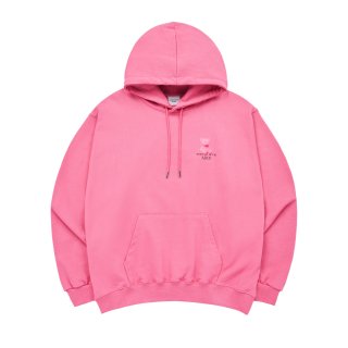 아크메드라비(ACME DE LA VIE) FUZZY BEAR HOODIE DARK PINK 상품 이미지