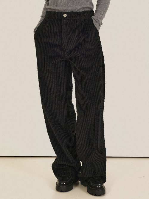 NOMA CORDUROY WIDE PANTS_BK
