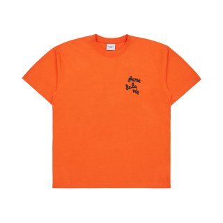 아크메드라비(ACME DE LA VIE) EMBOSSING SCRIPT LOGO SHORT SLEEVE T-SHIRT ORANGE 상품 이미지