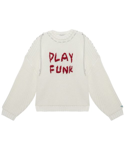 INSTANTFUNK Ms handmade embroidery knit