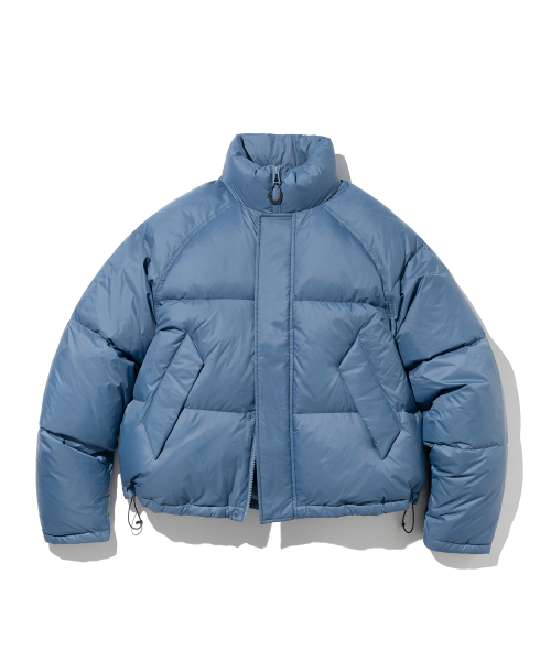 MUSINSA公式 | UNIFORM BRIDGE light puffer down parka light blue