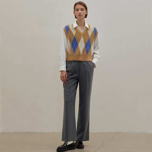 ESSENTIAL WINTER TUCK WIDE PANTS(Z-PT-5464)