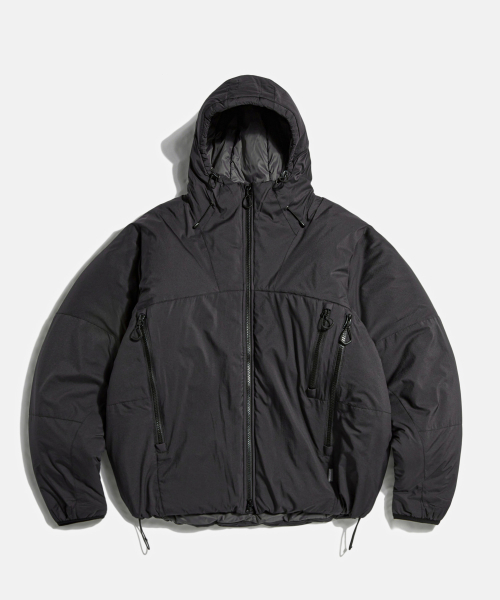 MUSINSA | ESPIONAGE Insulated Hiking Jacket Black