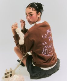 콜미 스웨트 셔츠_BROWN