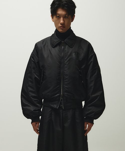 Укороченная куртка Flight с подкладкой (Black)