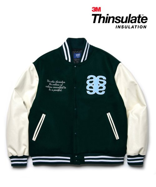 [3M Thinsulate] Шерстяной бомбер Cosmopolitan Green