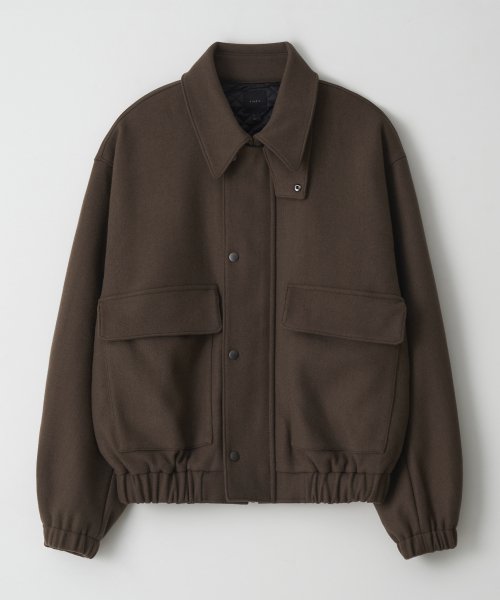 Wool collar jacket new arrivals