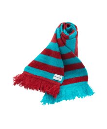 MOHAIR STRIPED SCARF RED (VH2DFUAB70A)