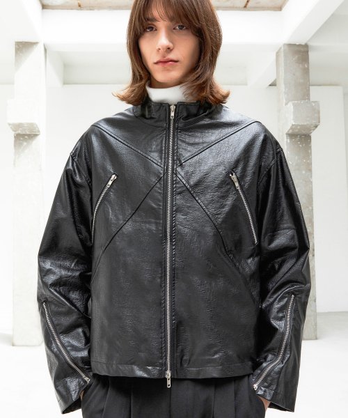 Косуха на двойной молнии (Black)