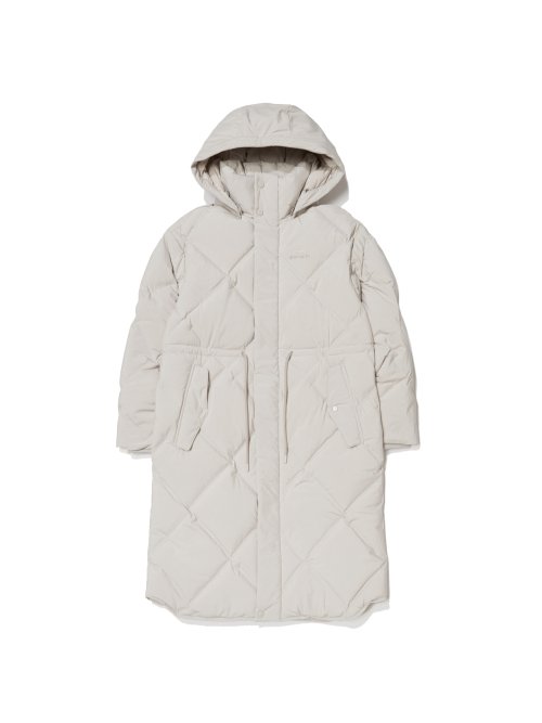 BIG DIAMANT LONG (빅디아망 롱) 다운 자켓_Sand beige