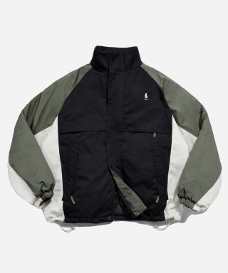 예일(YALE) COLOR BLOCK INSULATION YACHT PARKA BLACK 상품 이미지