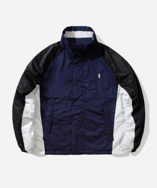 예일(YALE) COLOR BLOCK INSULATION YACHT PARKA NAVY 상품 이미지