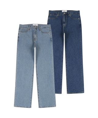 랩원오원(LAB101) [2PACK] TOM BASIC WASHED SOFT DENIM (3colors) 상품 이미지