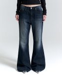 락케이크(ROCKCAKE) Marcia Low Rise Bootcut Jeans - Indigo