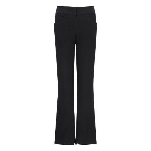Logo Banding Bootcut Pants_Black