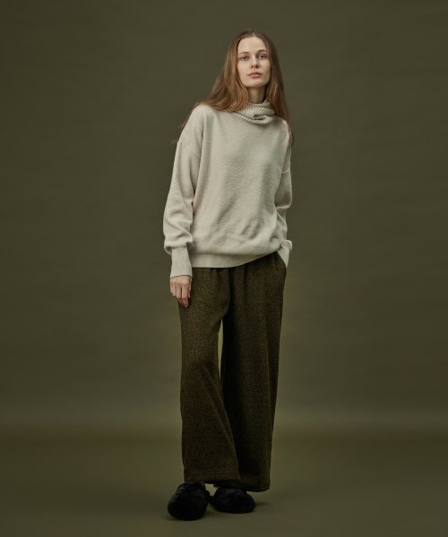 LOUNGE PANT_khaki black (women)