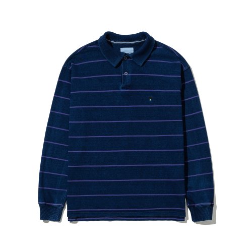 Футболка Indigo Border Bleach Purple