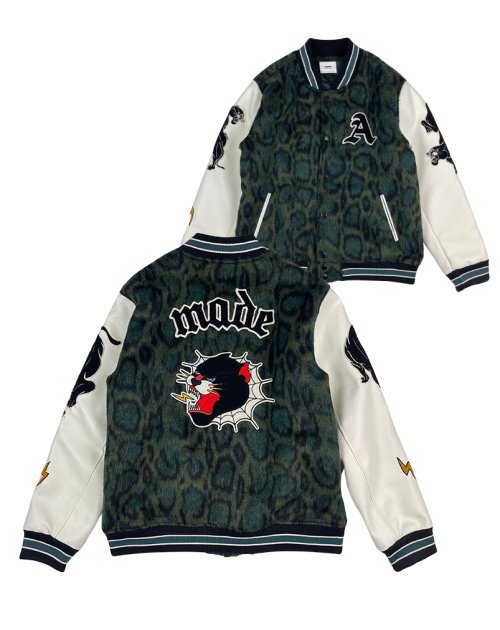 Винтажный бомбер из мохера с начесом (Dark Green)