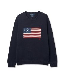 아이코닉 플래그 스웨터 - 블루