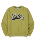 비터(BITTER) Baseball Logo Sweatshirts Green