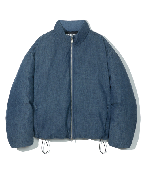 MUSINSA公式 | PARTIMENTO 3M Thinsulate Featherless Denim Puffer Jacket Blue