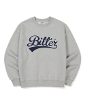 비터(BITTER) Baseball Logo Sweatshirts Grey