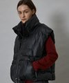 QUILTED PADDING VEST II (BLACK)