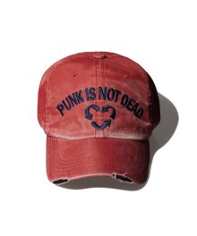 PUNK WASHED NYLON CAP (RED)