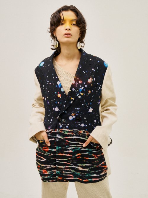 Garden Corduroy Contrast Blazer