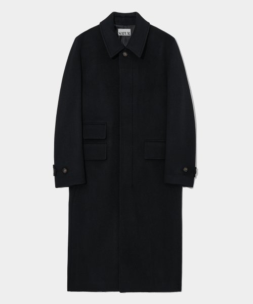 Classic black sales wool coat