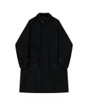 벨리프(BELLIEF) wool Raglan Balmacaan Coat (Black)