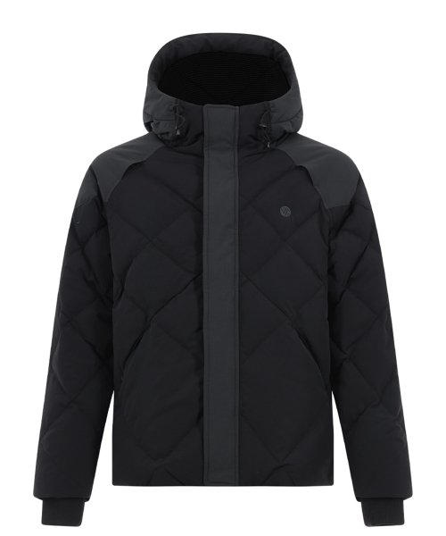 Пуховик из нейлона Cordura с капюшоном - Charcoal