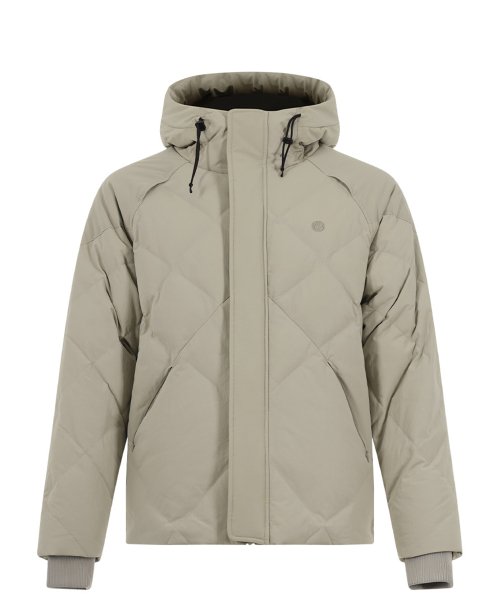 Пуховик-пуффер из нейлона Cordura-Beige