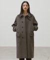 Women Voyager Balmacaan Coat (Mink Brown)