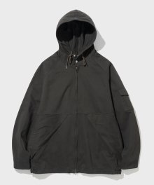 ANTHONY HOODED JACKET (DARK BROWN)