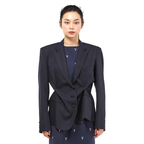 DOZI - Pinched Tailored Jacket _ Navy