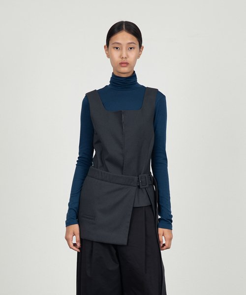 AMOMENTO☆23FW SOLID WOOL BELT SKIRT AMOMENTO☆23FW SOLID WOOL BELT SKIRT (AMOMENTO/ファッション