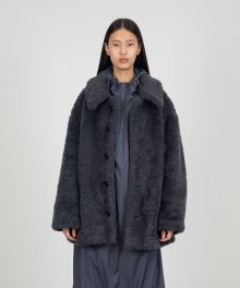 FUR MID COAT