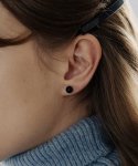 티오유(TOU) [silver925] TB013 black onyx earrings