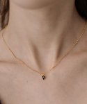 티오유(TOU) [silver925] TB008 tiny ribbon in heart necklace